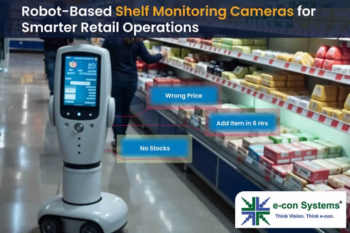 Robot-Based Shelf Monitoring Cameras for Retail Operation Efficiency